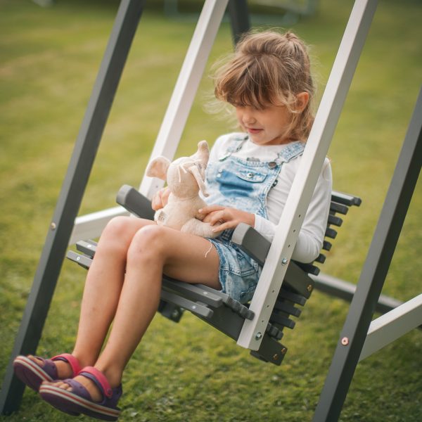 Children’s swing for one child White/Graphite