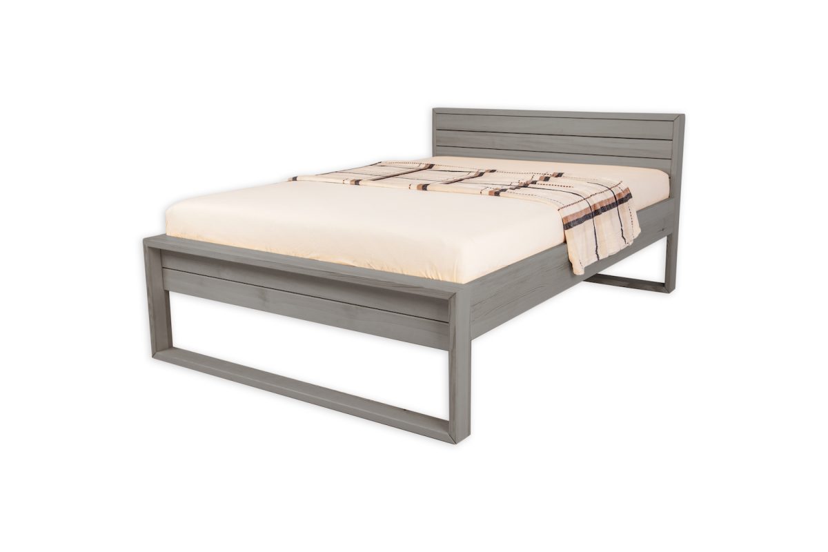 Double bed, Verona, gray