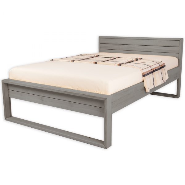 Double bed, Verona, gray