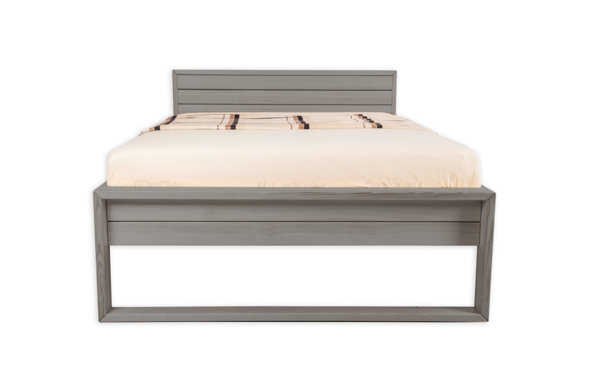 Double bed, Verona, gray