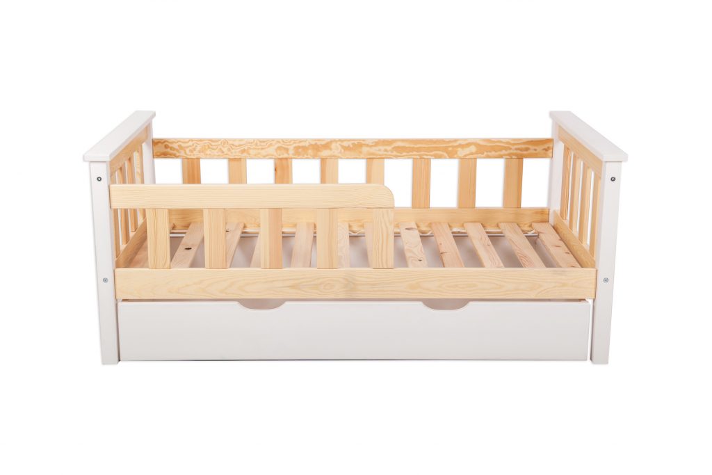 Children's wooden bed